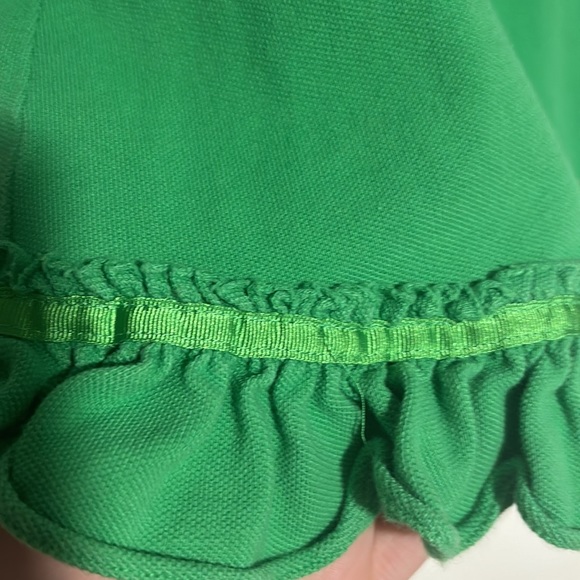 Preloved Ralph Lauren Girls Green Polo Dress Size 24M - Picture 5 of 8